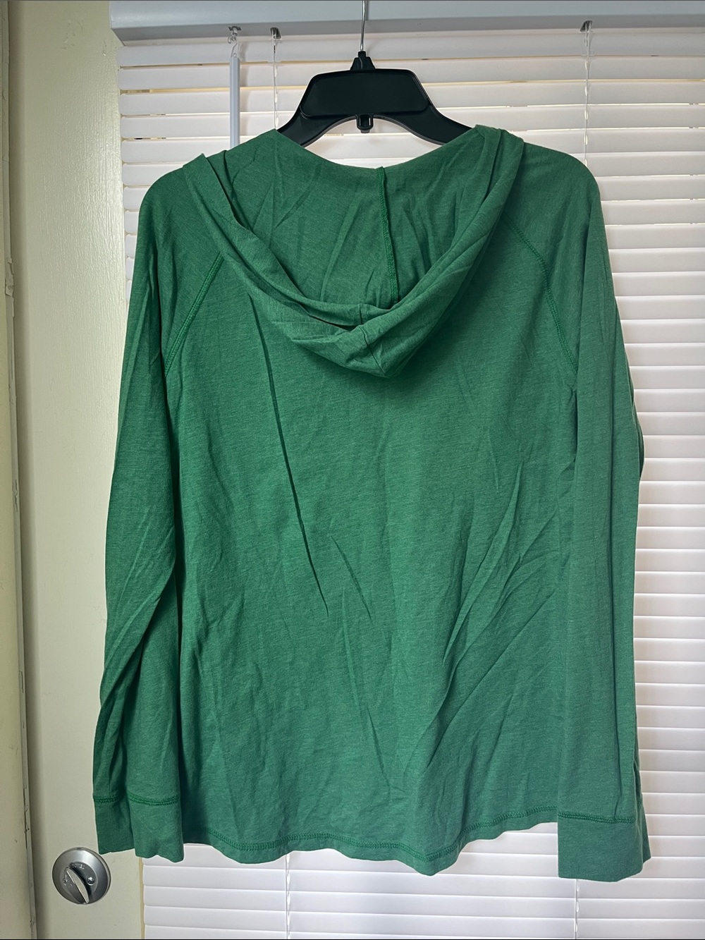 adidas Green Celtics V-Neck Hoodie Top - Picture 4 of 4